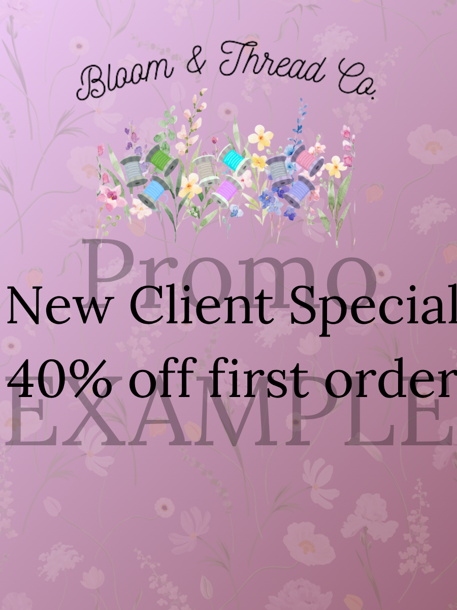 PROMO EXAMPLE — Bloom & Thread Co.